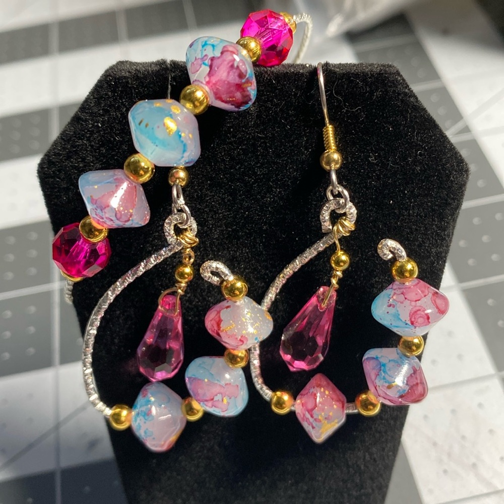 HandCrafted Bracelet & Earring set